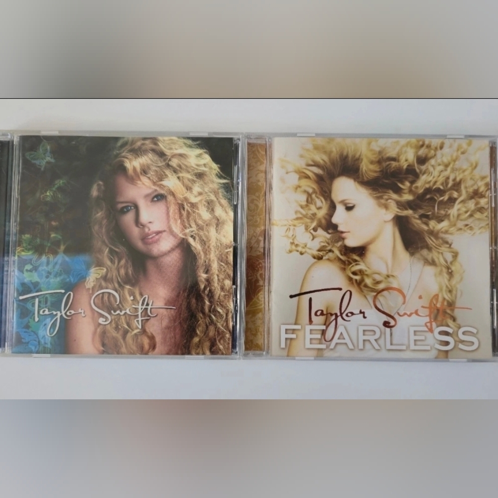 Taylor Swift 2006 Debut UNcensored + Fearless 2008 CD Lot ORBM very good